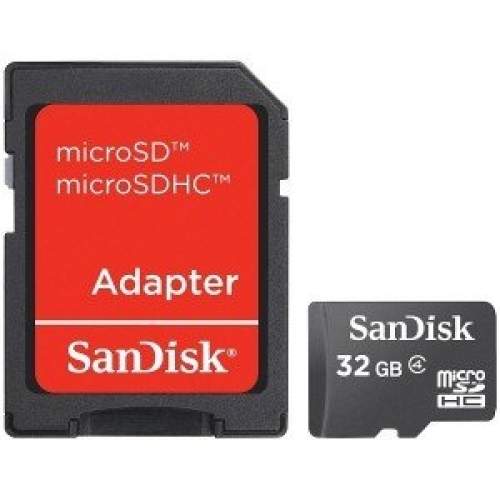 Cartão de Memoria Micro Sd Sandisk 32gb C4 C/ Adaptador